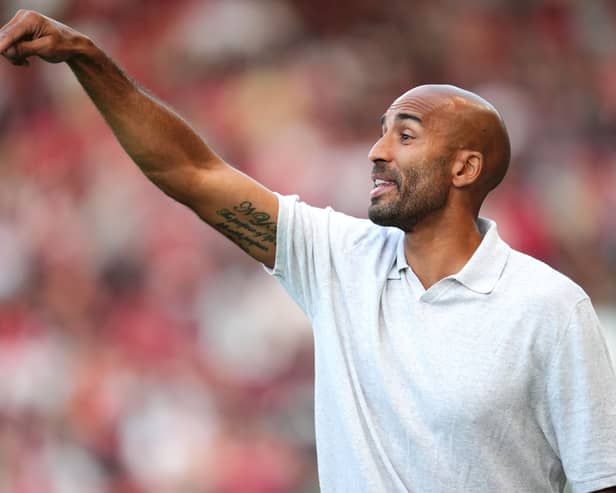 Walsall manager Lee Grant gestures