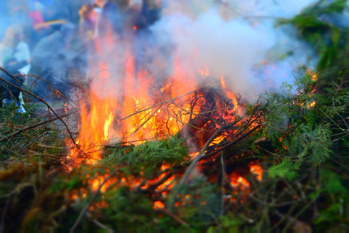 Fire service responds after two large bonfires left unattended in Ellesmere