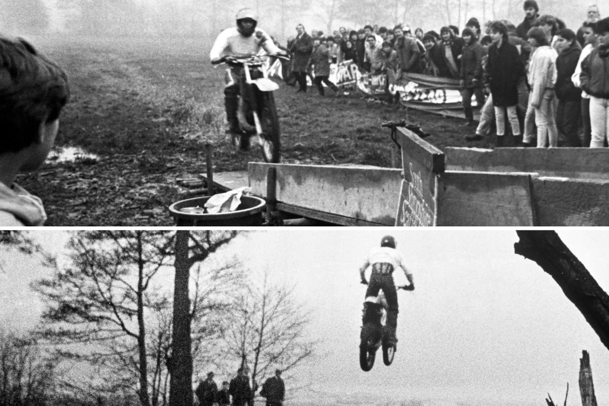 In pictures: The Shropshire stunt inspired by Evel Knievel that went wrong