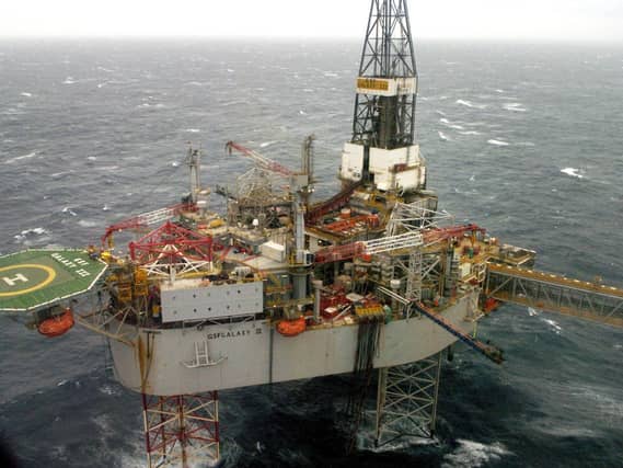 An oil rig