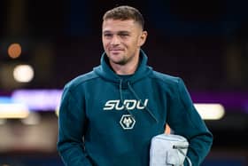 Kieran Trippier arrives at Turf Moor before Burnley v Wolverhampton Wanderers. Photo: Kelvin Lister-Stuttard