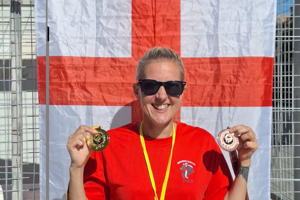 Telford woman wins gold and bronze medals for England in major European martial arts tournament