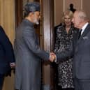 The King says goodbye to the Sultan of Oman