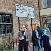 Ludlow businesspeople, from left: Monika Curry, Matt Smout, Jane Vaughan, Ian Evans and Jodie Deakin