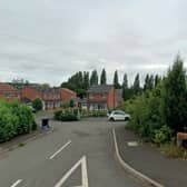 Access to the proposed Linden Fields development