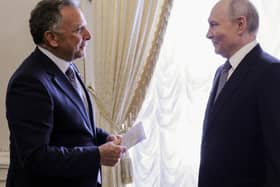 US envoy Steve Witkoff speaking to Russian President Vladimir Putin