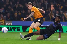 Jordan James scores for Wolves against Portsmouth - but what grade did he end up with?
