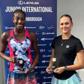 Gwen Klu and Helena Geissler enjoyed an excellent week to be crowned doubles champions at the Lexus Junior International Loughborough J60 tournament