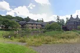 Powys County Council's headquarters in Llandrindod Wells. From Google Streetview.