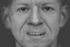 The image created of the unknown man