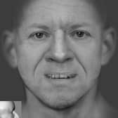 The image created of the unknown man