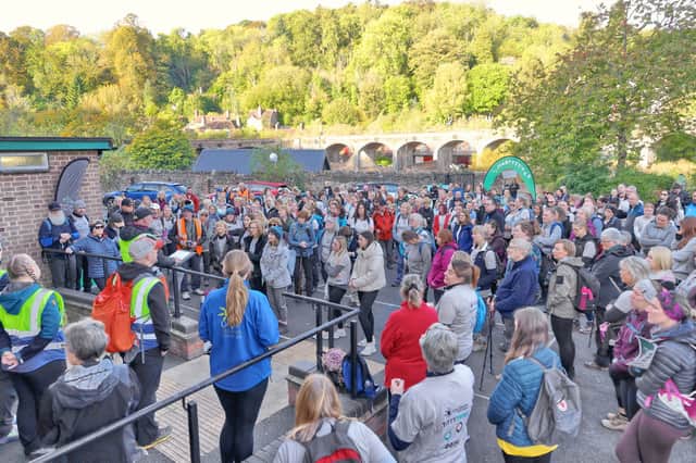 Crowds at this year's 'Titty Trail'
