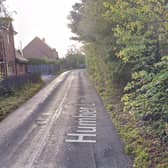 Humber Lane is narrow and has no footpath