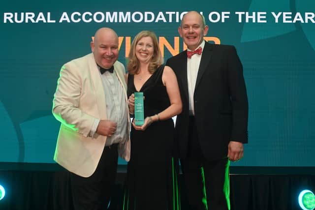 Rural Accommodation of the Year: Burlton Cottages, with Dicky Dodd.