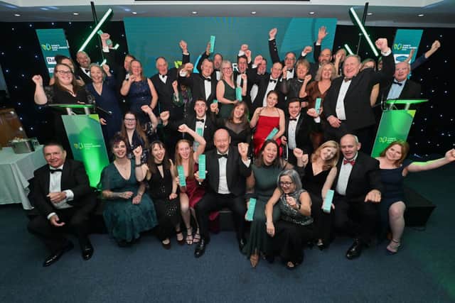 All the finalists on the night