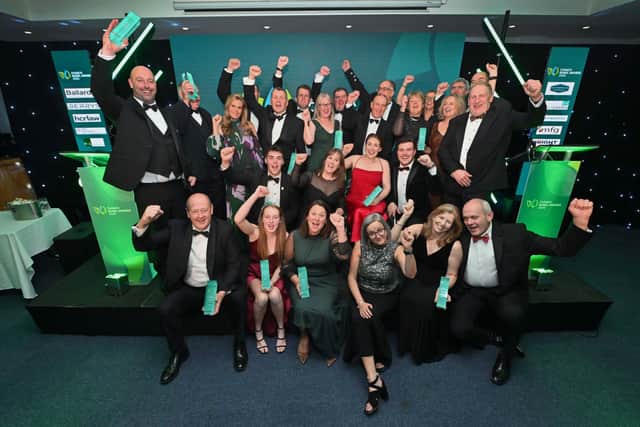 The night’s winners