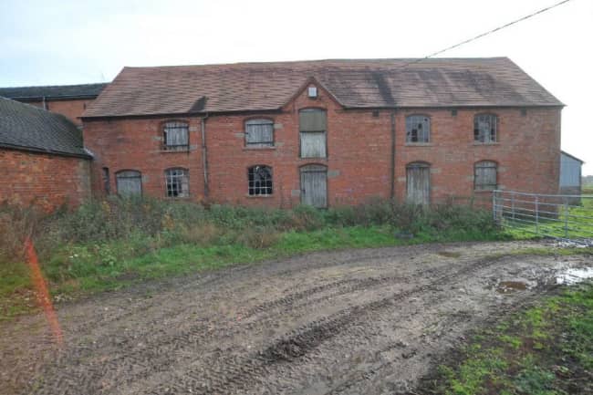The stables and granary at Woodstyle Farm, Grinsall