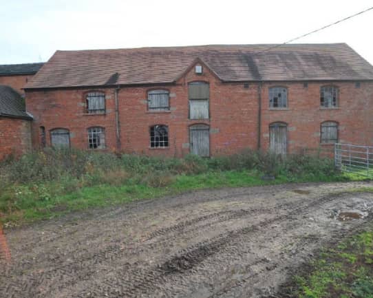 The stables and granary at Woodstyle Farm, Grinsall