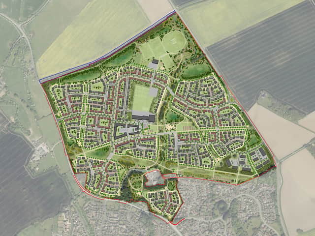 The Bratton Green 'illustrative masterplan'