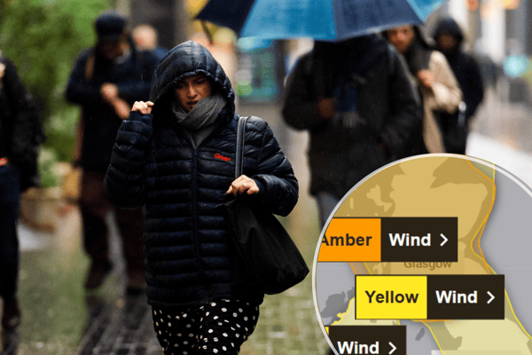 A warning for high winds is in place this weekend as Storm Boelo lands