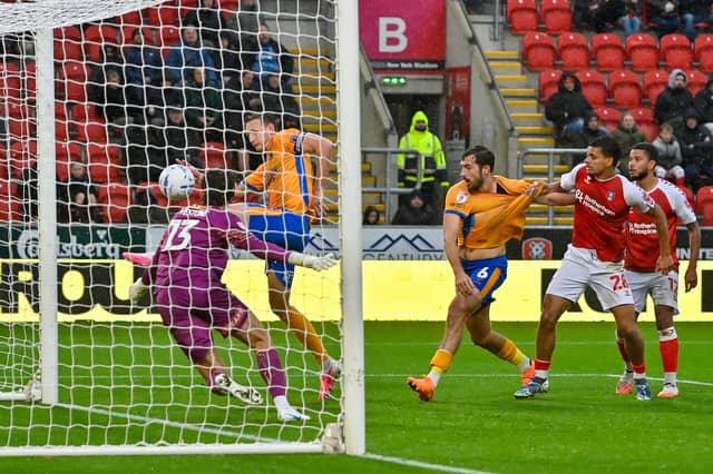 Will Boyle bundles Shrewsbury Town ahead at Rotherham United
