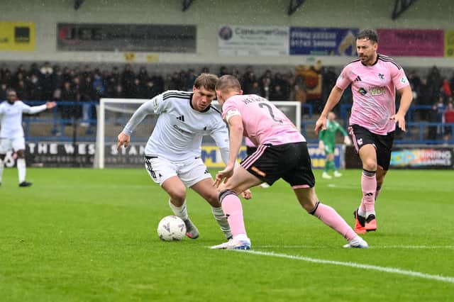 Jake Charles rescued a late draw for Hebburn.