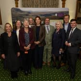 Helen Morgan MP, Julia Buckley, MP, Heather Kidd, leader Shropshire Council, Jonathan Lester, leader Herefordshire Council, Anna McMorrin, under-secretary of state for Wales, Steve Witheden MP, Mary Ann Brocklesby, leader Monmouthshire County Council, Jake Berriman, leader Powys County Council and Alex Wagner, deputy leader Shropshire Council