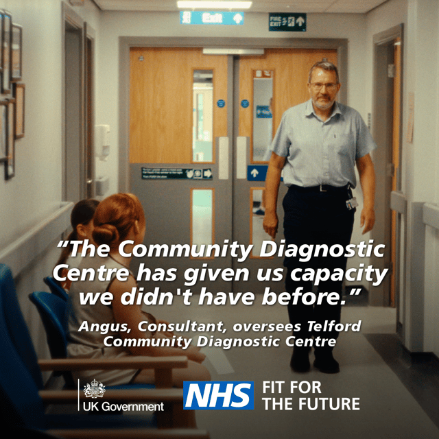 Angus McGregor, consultant histopathologist and divisional medical director for clinical and scientific services.