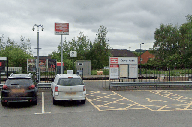 Craven Arms Railway Station in south Shropshire