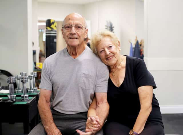 Barbara Thompson and Fred Jenkins found love after meeting in the gym at their retirement village.