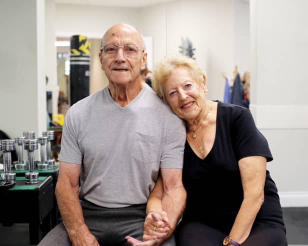Barbara Thompson and Fred Jenkins found love after meeting in the gym at their retirement village.