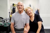 Barbara Thompson and Fred Jenkins found love after meeting in the gym at their retirement village.