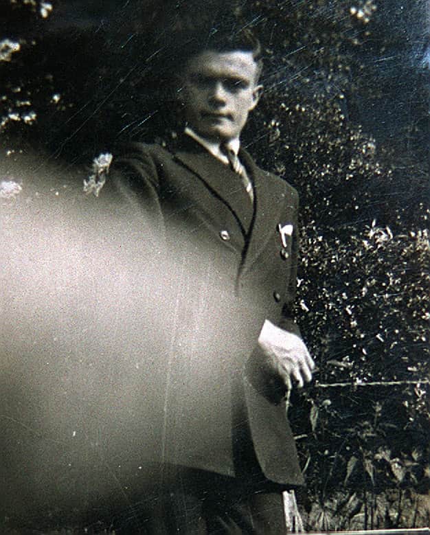 A rather fogged photo of Jack Felton in later life.
