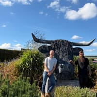 Gruff the Highland Cow replaces landmark dragonfly outside Shropshire business
