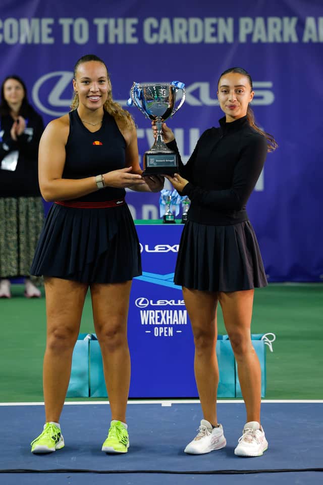 British players Freya Christie and Eden Silva won the doubles title