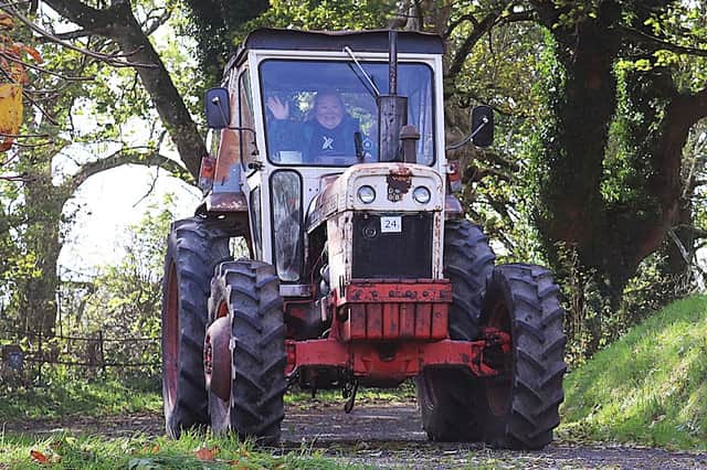 Ali Williams with her David Brown 996