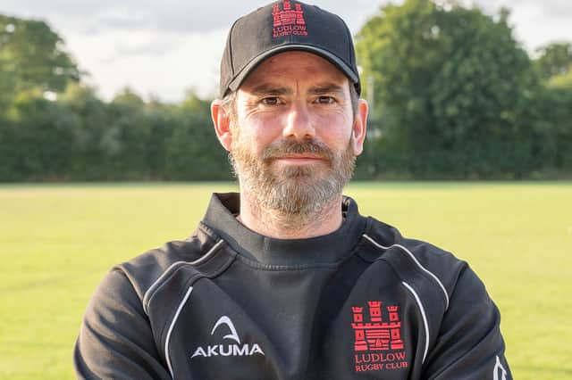 Ludlow head coach Tom Tench