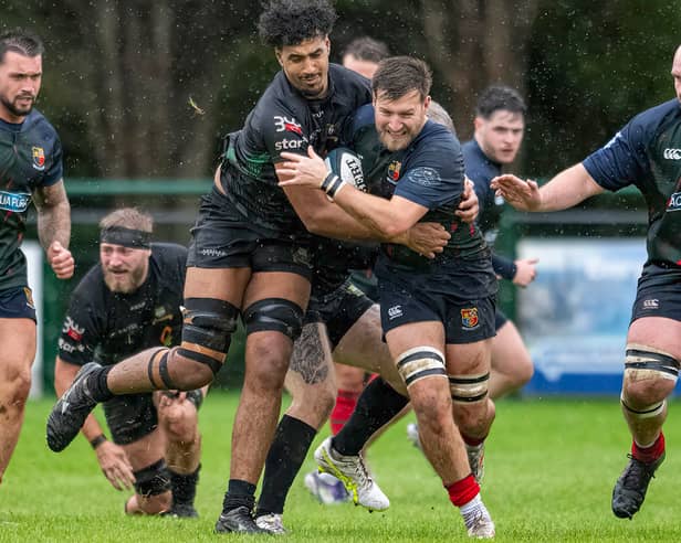 Action from Lichfield's victory over Bridgnorth in Regional One Midlands