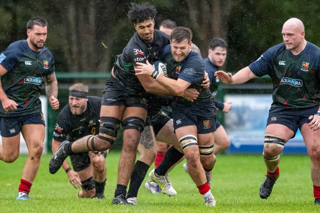 Action from Lichfield's victory over Bridgnorth in Regional One Midlands