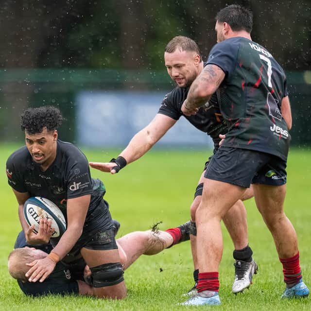 Action from Lichfield's victory over Bridgnorth in Regional One Midlands