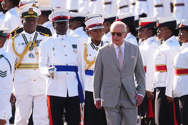 The nine-day regional tour, which includes a solo state visit to Guyana, will culminate in the Commonwealth Heads of Government Meeting (Aaron Chown/PA)