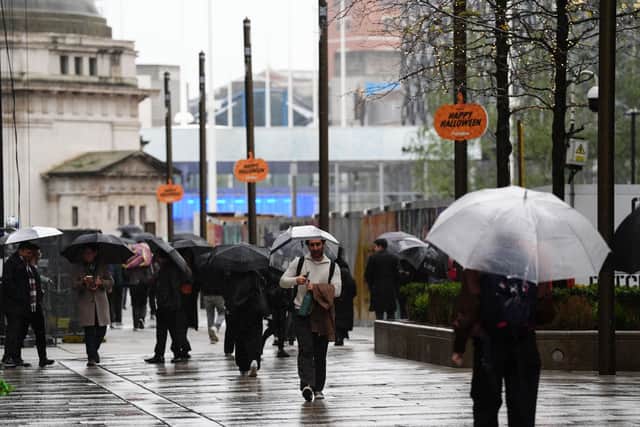 Sunny spells and showers will continue on Tuesday, with some heavy rain in western areas (Jacob King/PA)