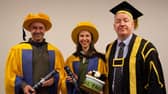Charlotte and Ben Hollins from Fordhall Farm in Market Drayton received the accolades from Harper Adams University
