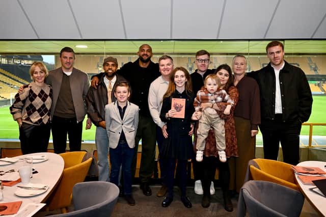Members of the Jackett and Gallen families and Kenny Jackett's former players gathered to pay tribute