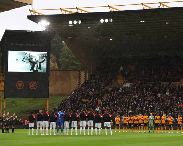 Wolves players and fans pay tribute to Kenny Jackett at Molineux on Saturday