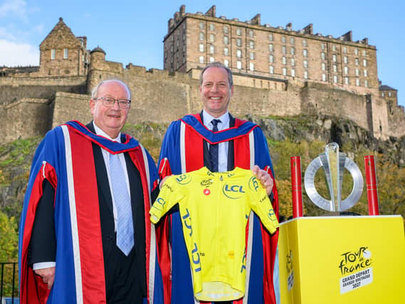 Tour de France bosses honoured for bringing iconic race to Edinburgh