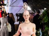 Elle Fanning attends a fan screening of The Hunger Games: Sunrise on the Reaping, at Westfield in west London