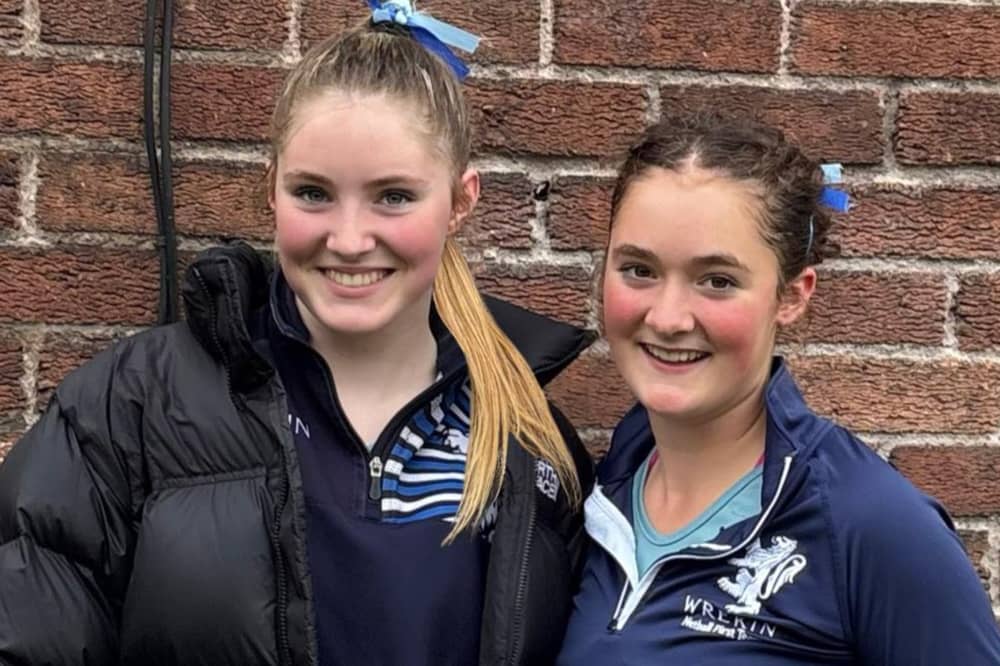 Wrekin College pupils Bitsie and Tamara 
