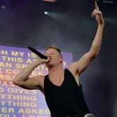 Macklemore performs at the Leeds Festival 2014