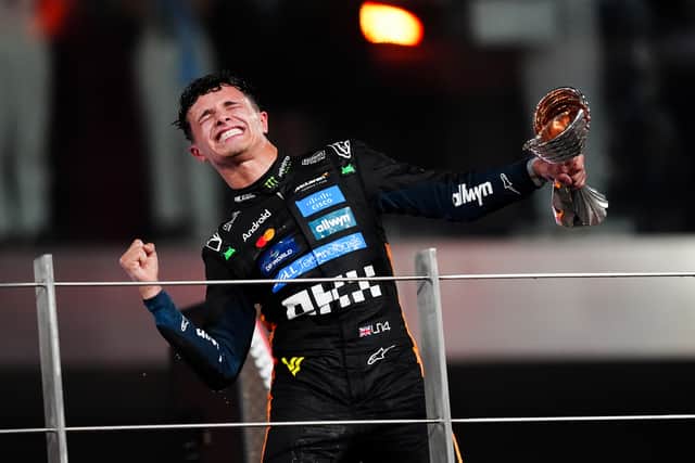 Norris clinched his maiden title last season (David Davies/PA)